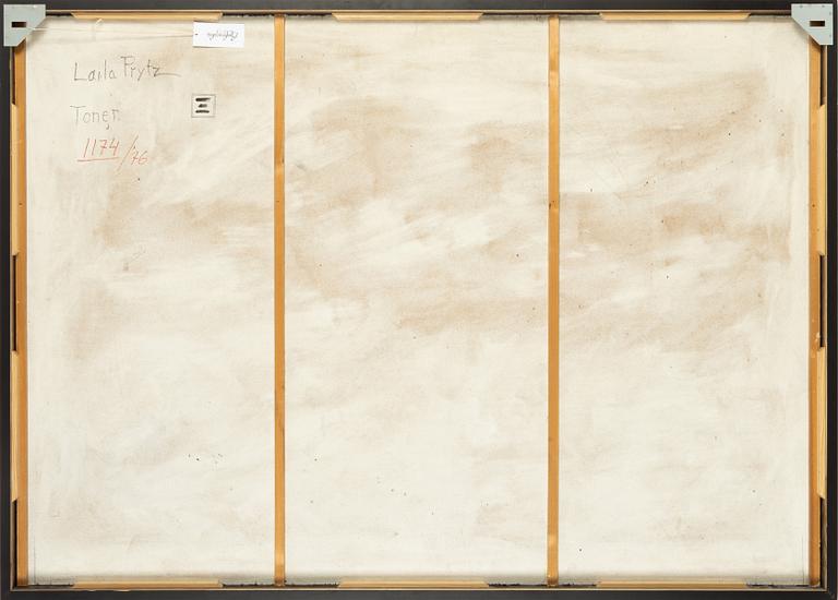 Laila Prytz, oil on panel, signed.