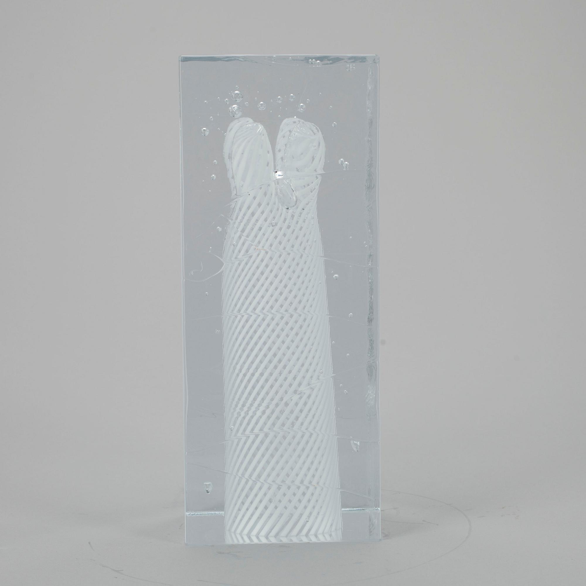 KONSTGLAS, Oiva Toikka, osignerad.