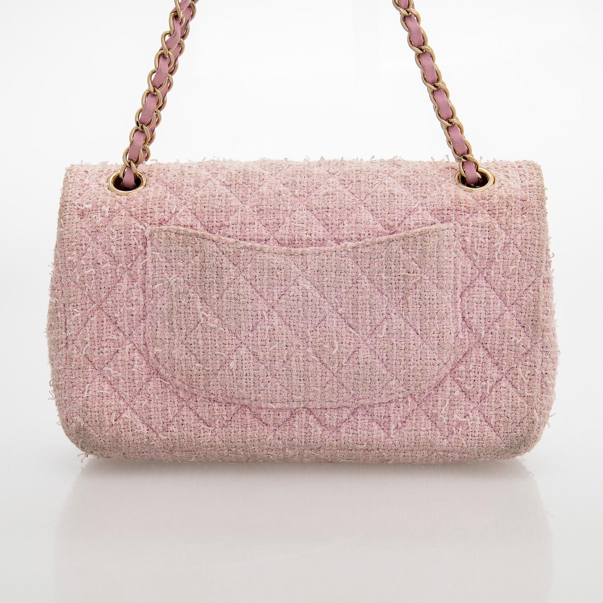 Chanel, väska, "Tweed Medium Double Flap Bag", 2021.