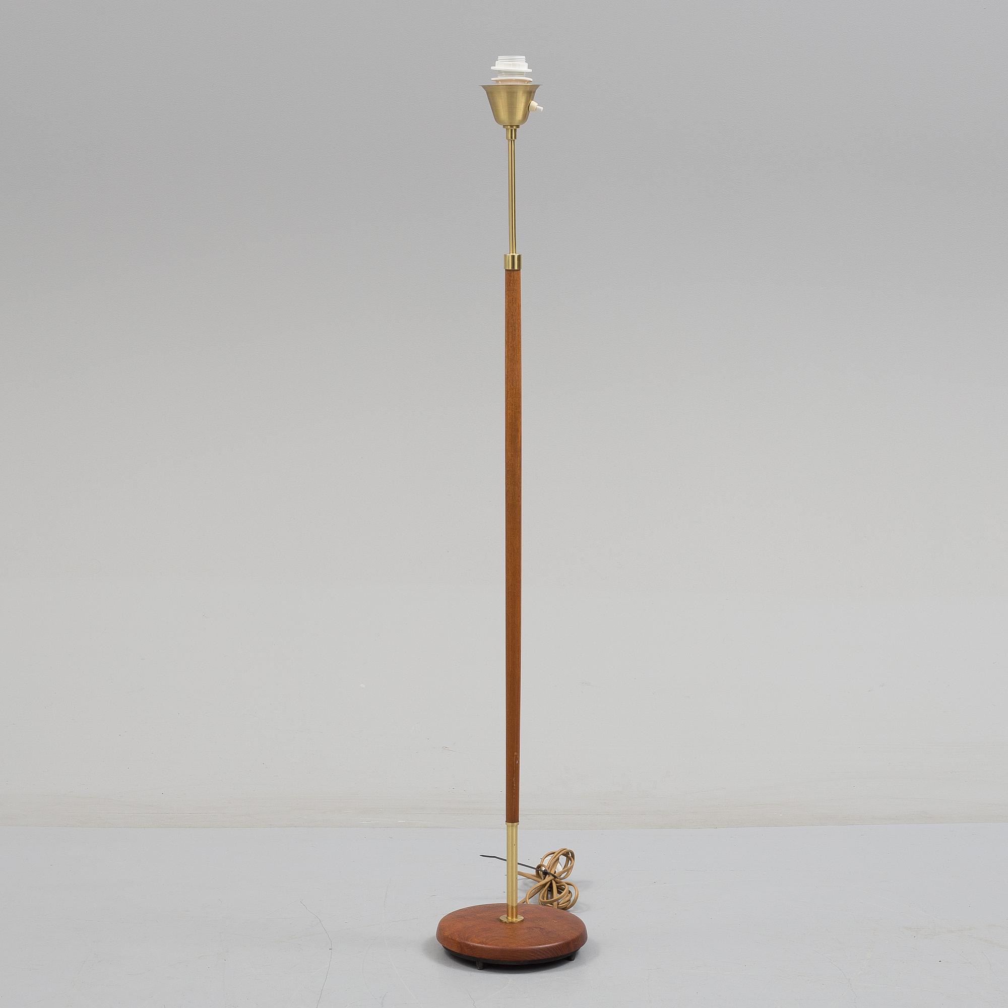 A teak standard light from AB Armaturhantverk, Göteborg, 1950's/60's.