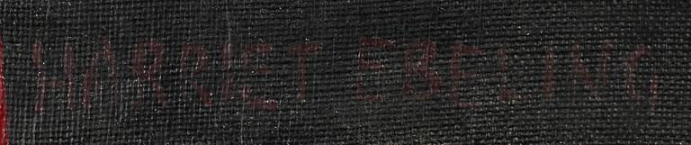 HARRIET EBELING, olja på duk, signerad och daterad 150375.