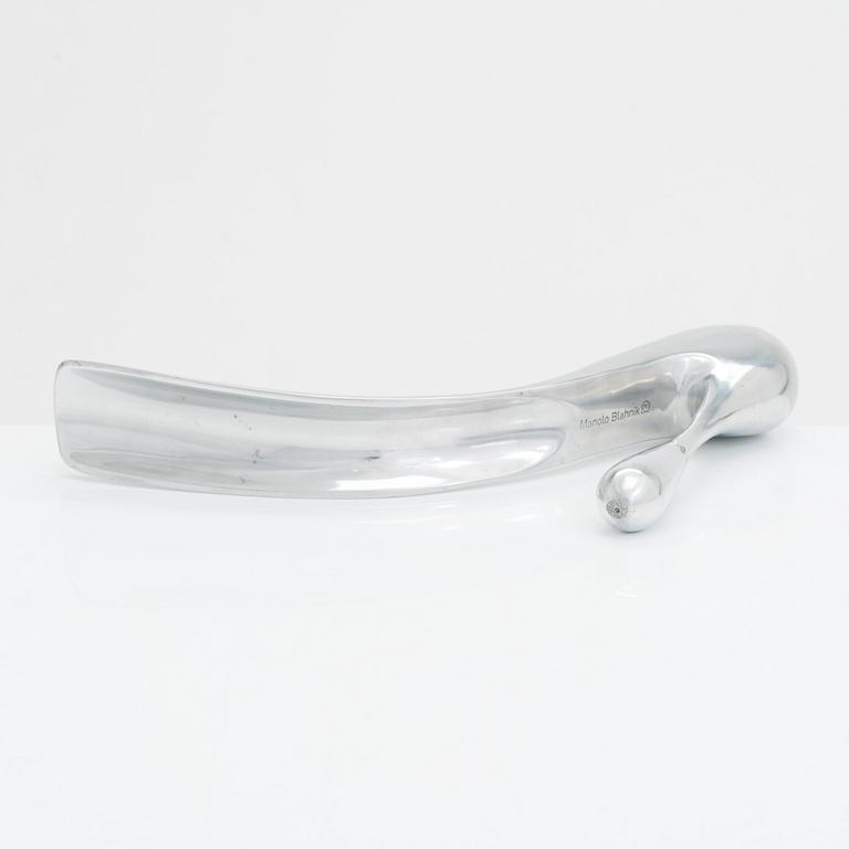 Manolo Blahnik, an aluminium shoe horn for Habitat.