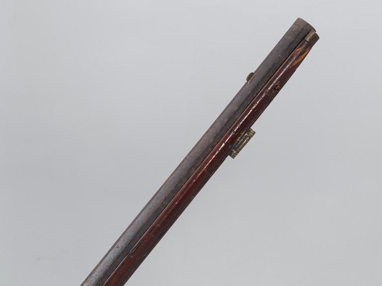A rifle gun, 19th century,