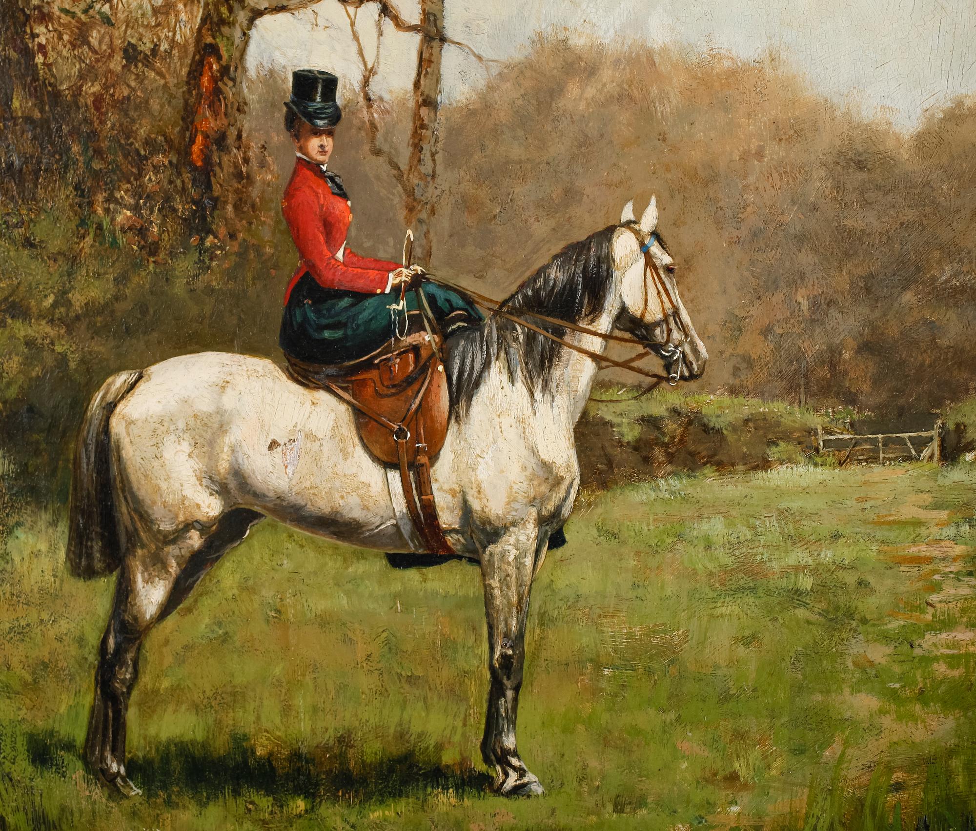 OTTO VON ERNST, olja på pannå, signerad och daterad -83.