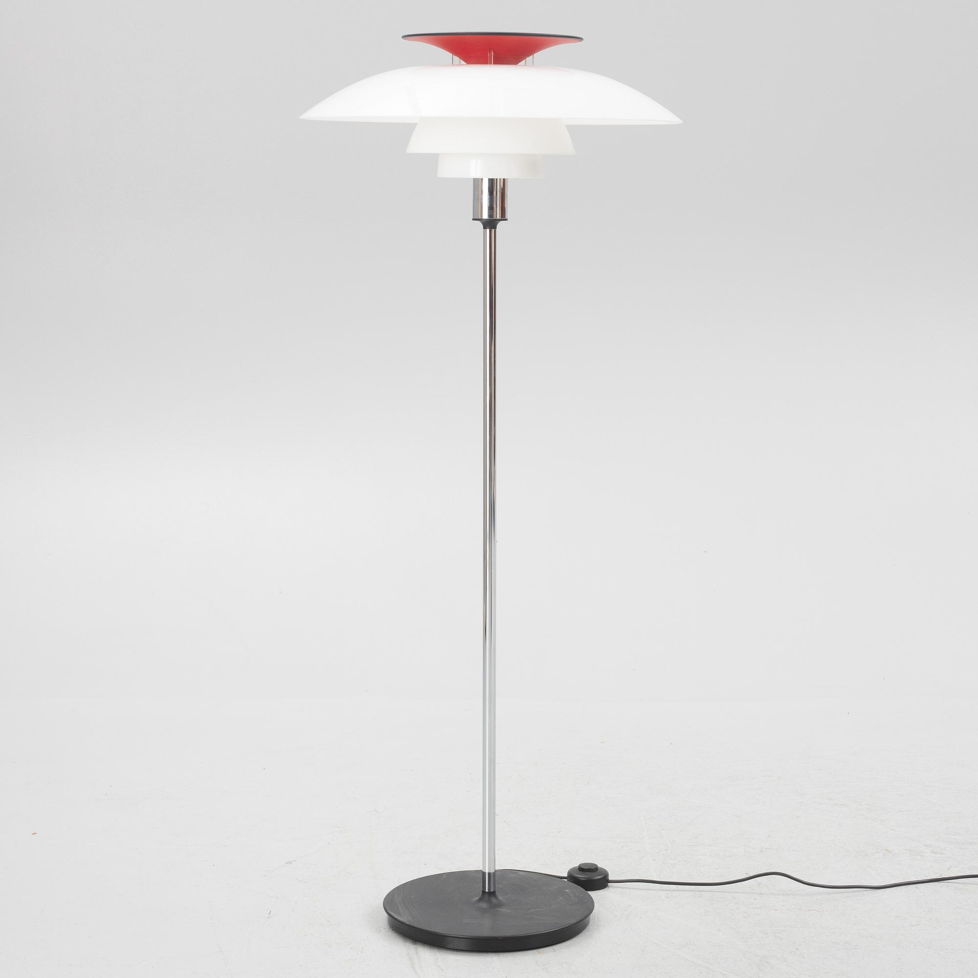 Poul Henningsen, golvlampa, "PH-80", Louis Poulsen, Danmark.