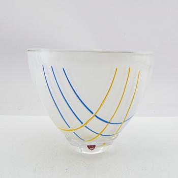 Berit Johansson, bowl signed and dated Orrefors 83.