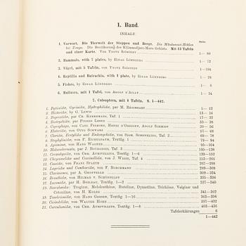 Yngve Sjöstedt, Zoologische Kilimandjaro-Meru Expedition 1905-1906, 3 volumes, P.Palmqvists Aktiebolag Stockholm, 1910.