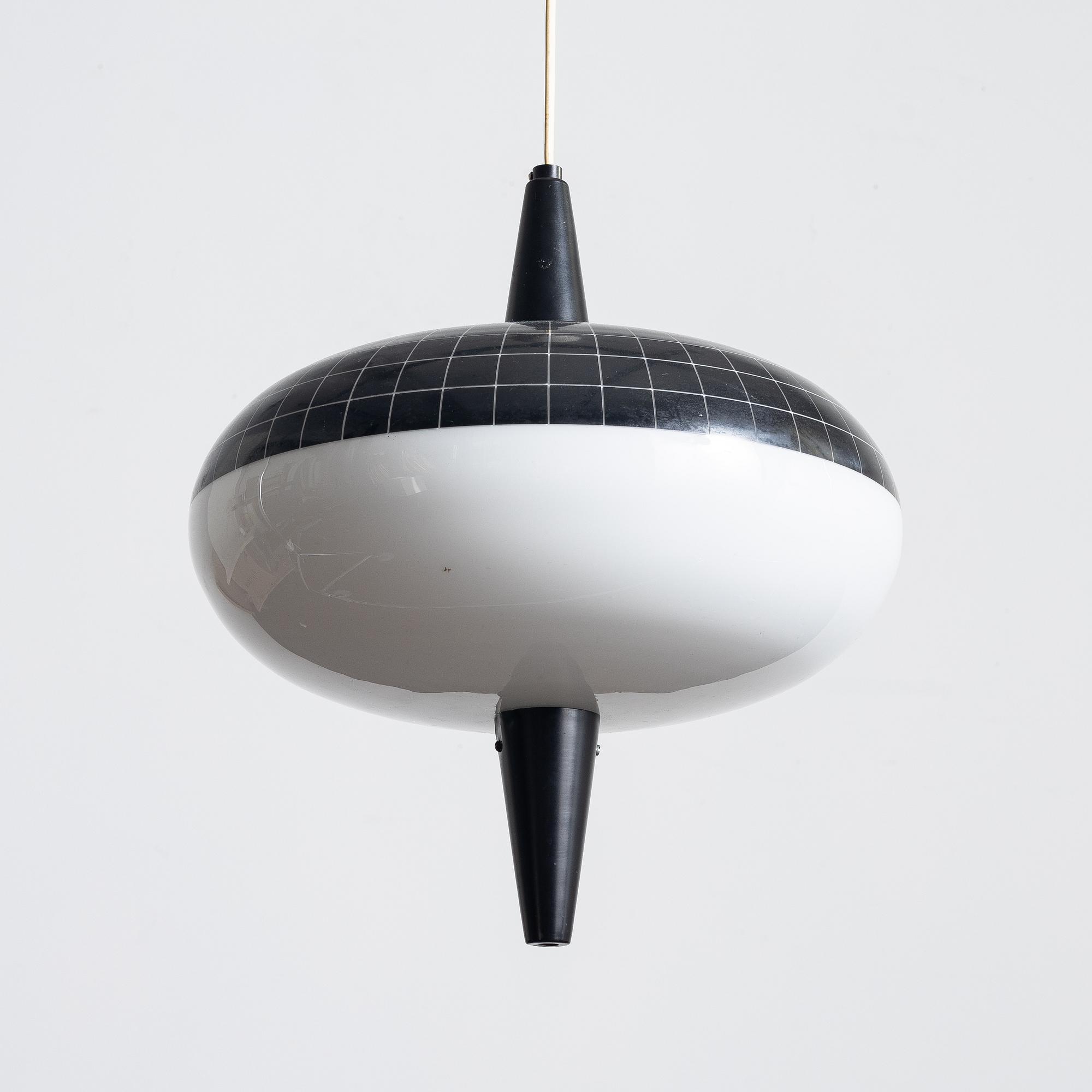 Uno Westerberg, a ceiling lamp model "12144", Arvid Böhlmarks Lampfabrik, Stockholm, 1950s.