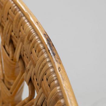 Gio Ponti & Lio Carminati, wicker chair, "Conte Biancamano", Bonacina, Italy, second half of the 20th century.