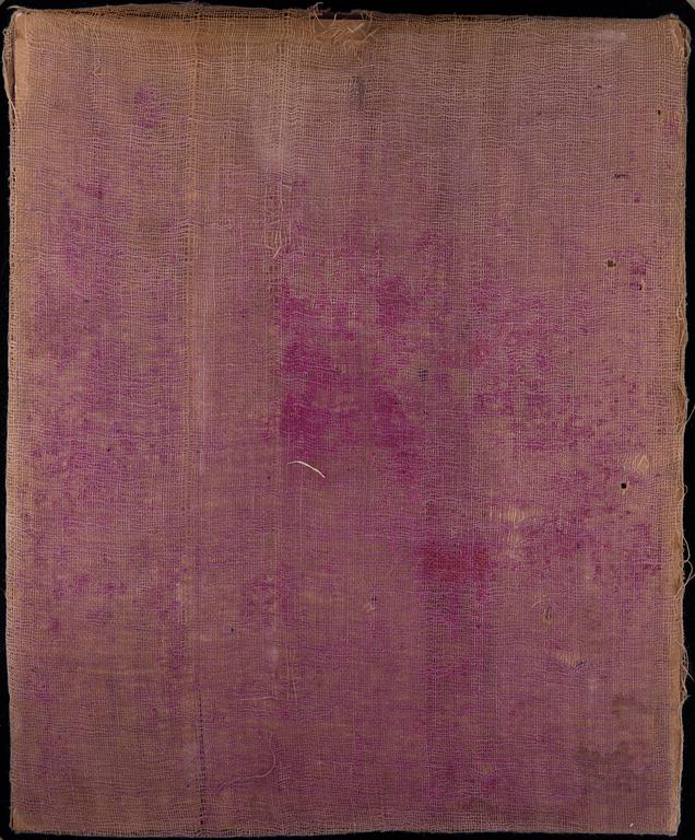 IKON med RISA, tempera på pannå samt försilvrad mässing, Ryssland 1800-talets slut.