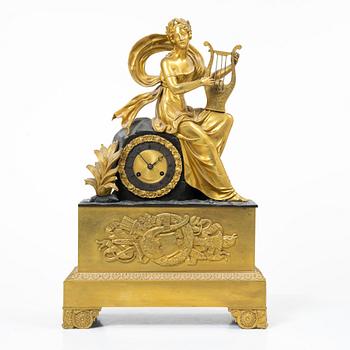 Table pendulum clock, Late Empire, 19th century.