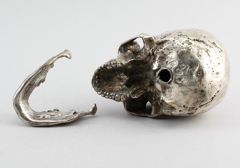 FIGUR, försilvrad metall, sent 1900-/2000-tal.
