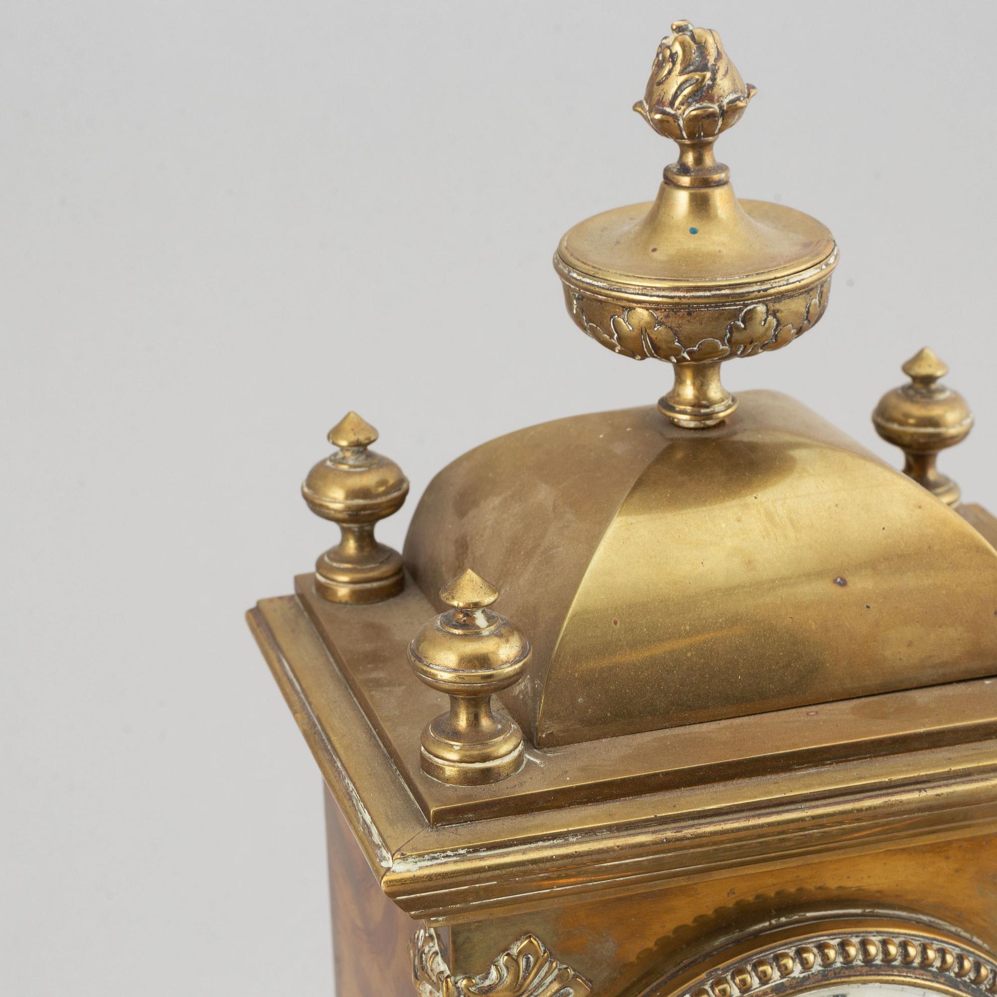 A French table clock signed Victor Paillard, second half of the 19th century.