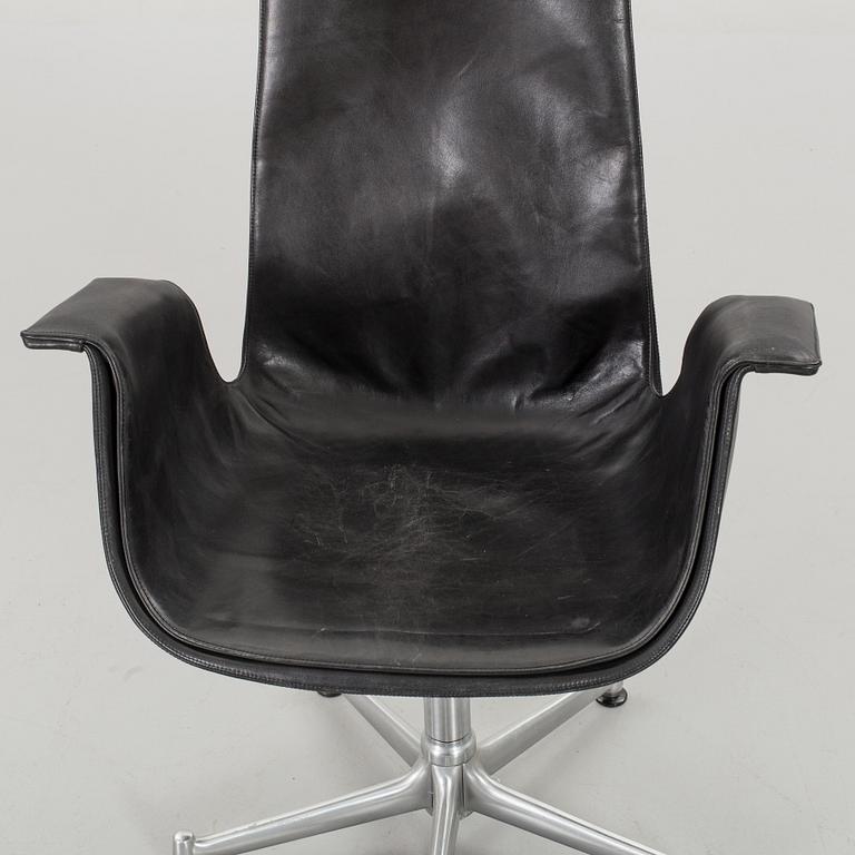A ARMCHAIR "TULIP" BY PREBEN FABRICIUS & JÖRGEN KASTHOLM FOR KILL INTERNATIONAL DEUTSCHLAND 1960-70'S.