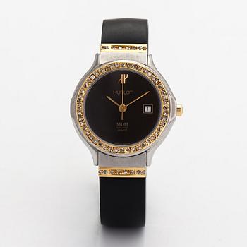 Hublot, MDM, wristwatch, 28 mm.