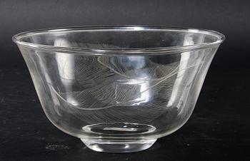 SKÅL, glas, E Hald, Orrefos 1973.