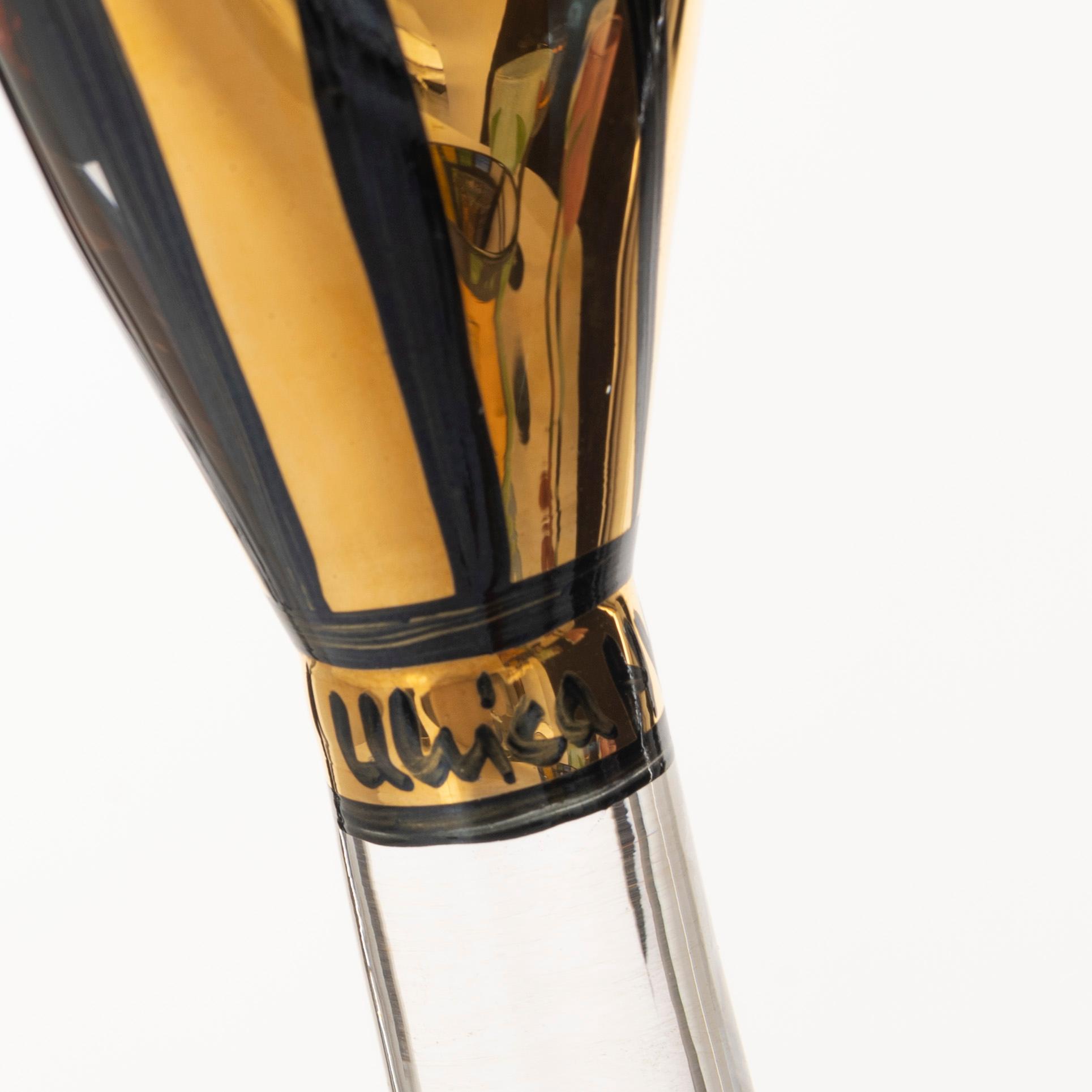 Ulrica Hydman-Vallien, vinglas, 12 st, Kosta Boda, Artist Collection / Atelier / Limited Edition.