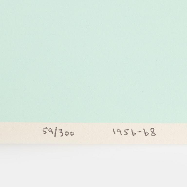 Olle Baertling, silkscreen in colours, 1956-68, signed 59/300.
