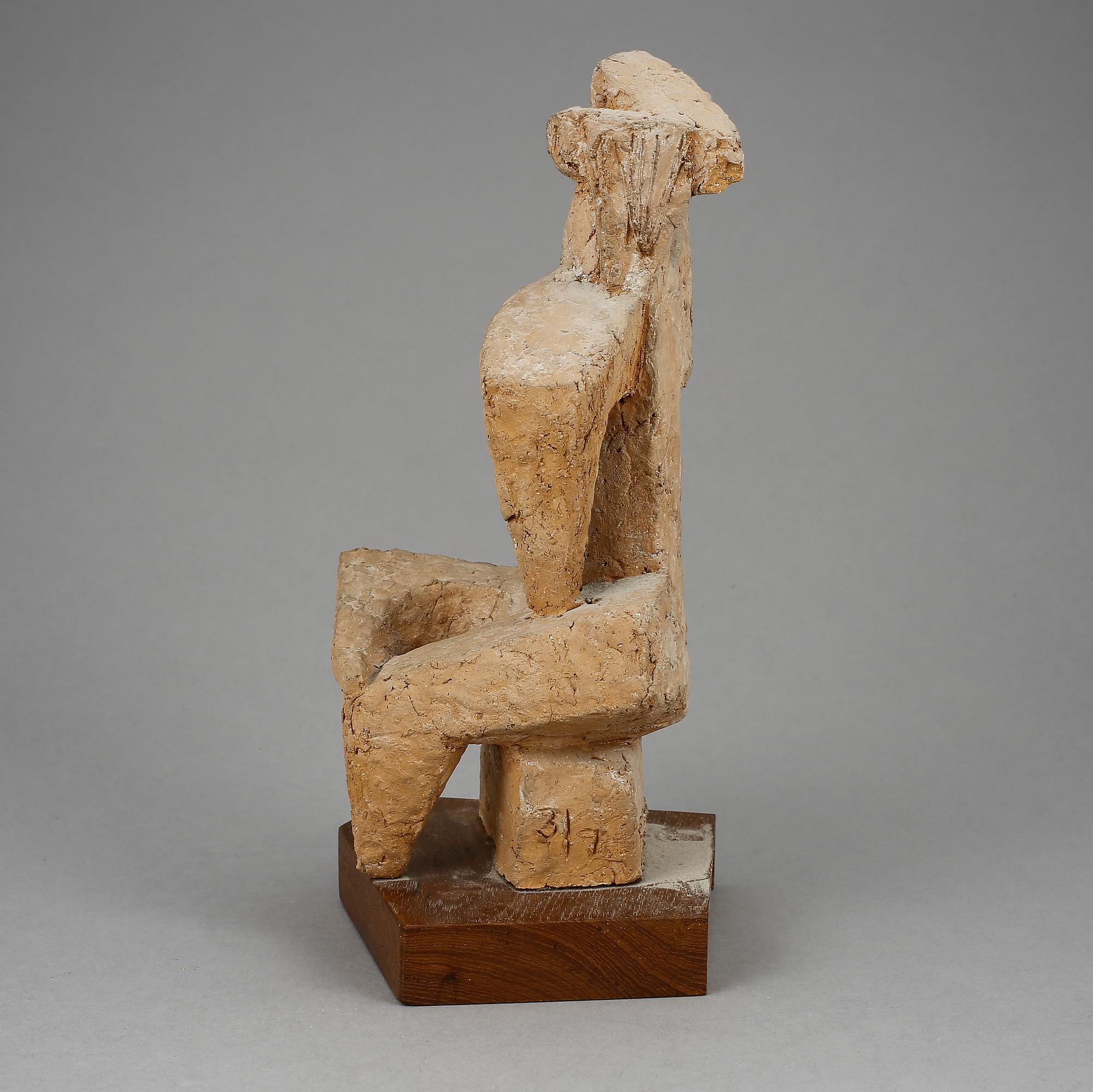 BERNDT HELLEBERG, skulptur, signerad och daterad 1958.