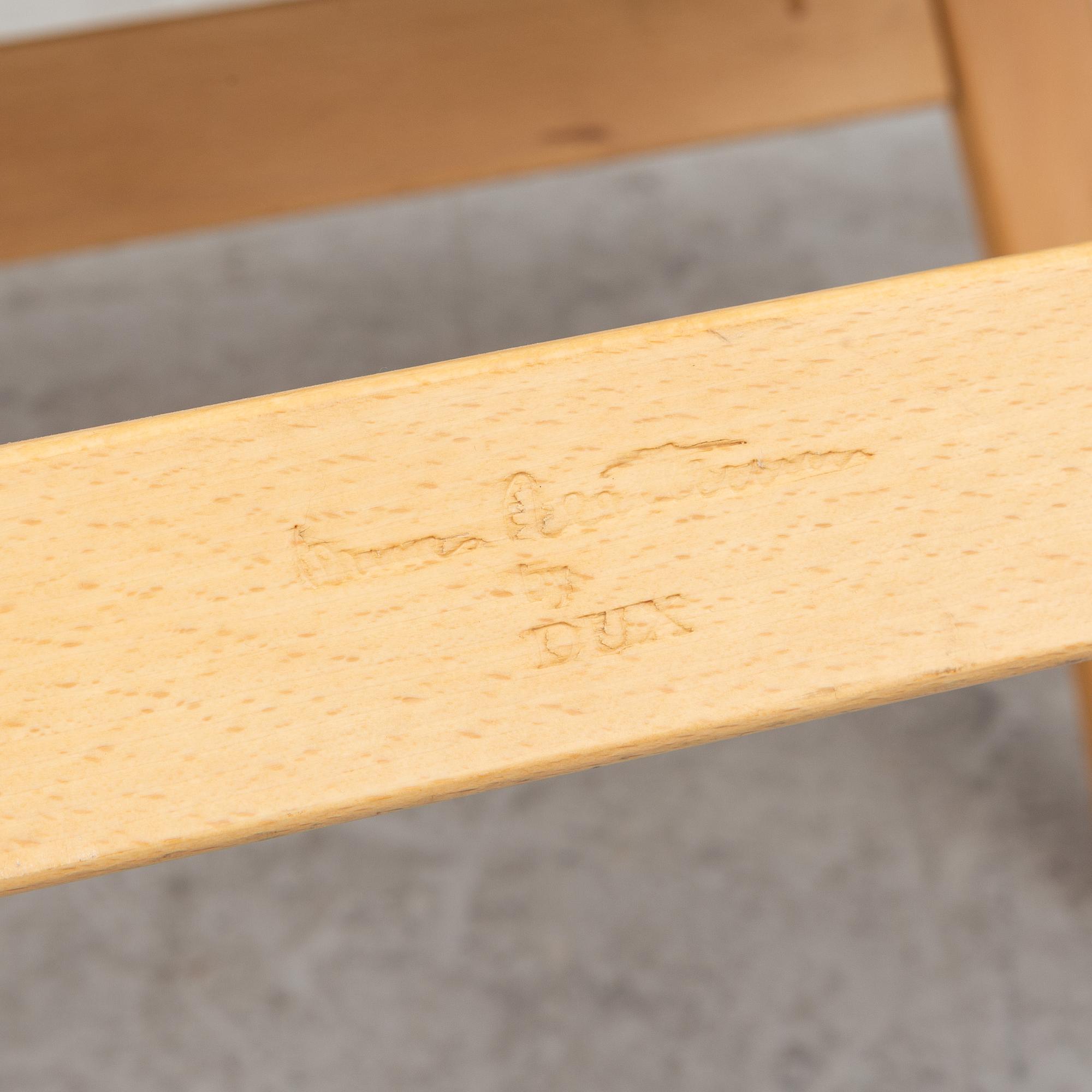 An 'Eva' easy chair by Bruno Mathsson for Dux.