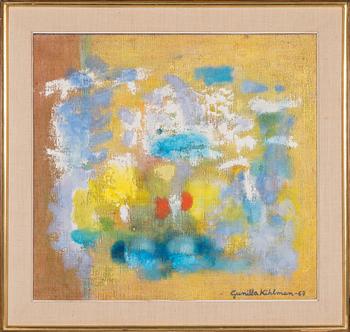 Gunilla Kihlman, oil on canvas, signed and dated -67.