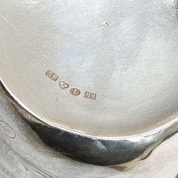 Silver, 10 pieces, Sweden, including a spoon by Gustaf Georg Rehnberg, Norrköping 1811.