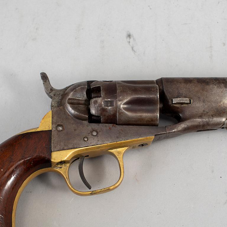 A Colt 1862 Police percussion revolver, manufactured 1863.