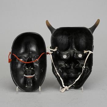 MASKER, 2 st, Japan, 1900-tal.