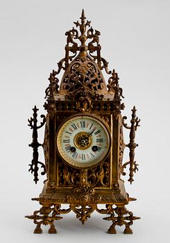 BORDSUR, bronserad metall, sent 1800-tal.