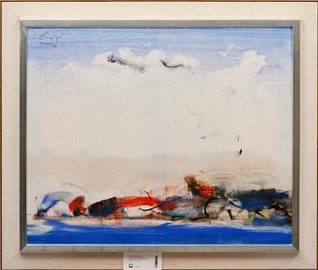 STAVROS PAPASSAVAS. Olja på duk, sign o dat -65.