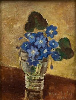 Agda Holst, Flower still life.