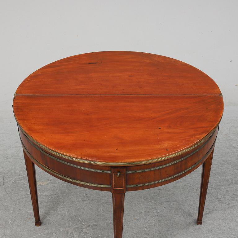 A Directoire games table.