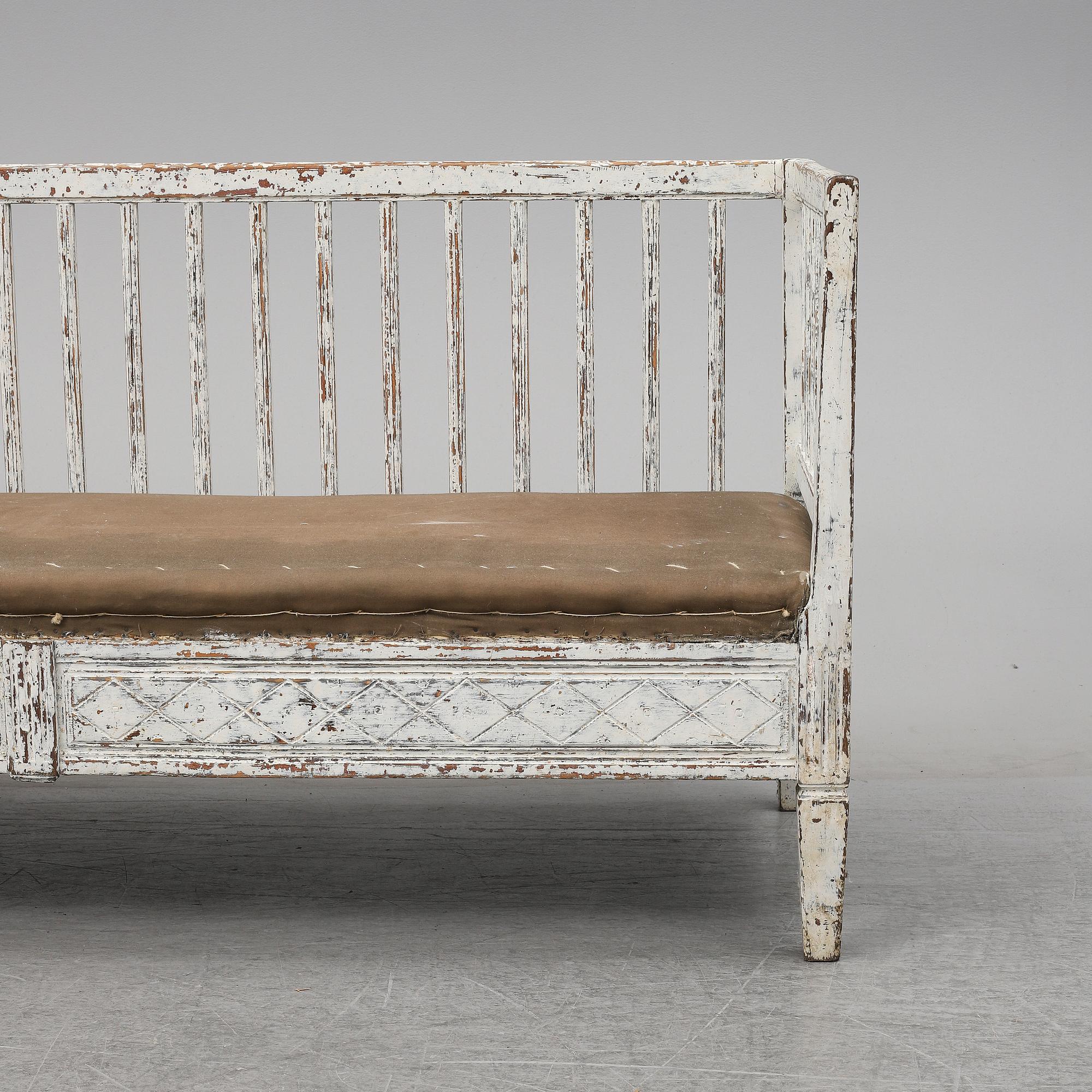 A 19th Century Gustavian style sofa.