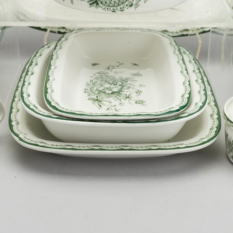 SERVIS "Grön Anna" 62 dlr porslin Rörstrand 1900-talets senare del.