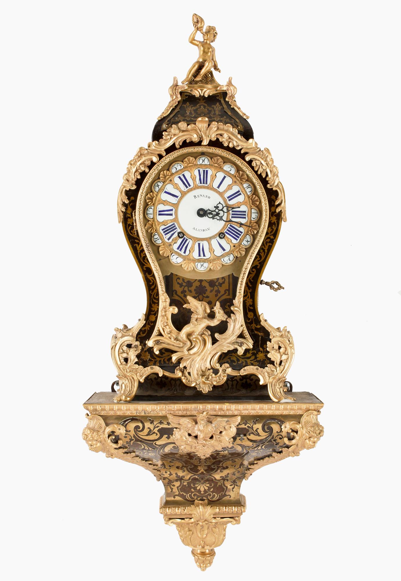 BORDSPENDYL MED KONSOL, Napoleon III-stil, 1800-talets andra hälft.