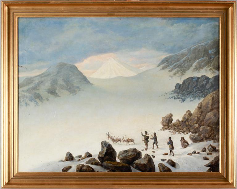 OKÄND KONSTNÄR, 1 par, olja på duk, en signerad Lehmann, 1900-tal.