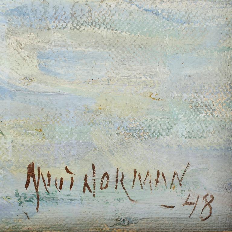 KNUT NORMAN, olja på duk, signerad o daterad -48.