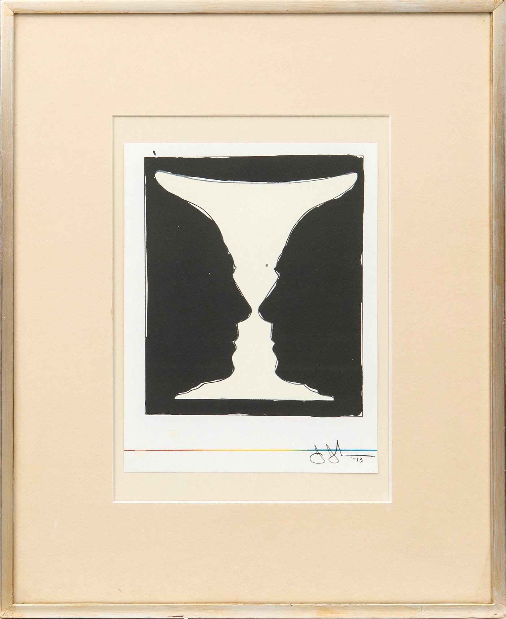 Jasper Johns, "Cup two Picasso", 1973.