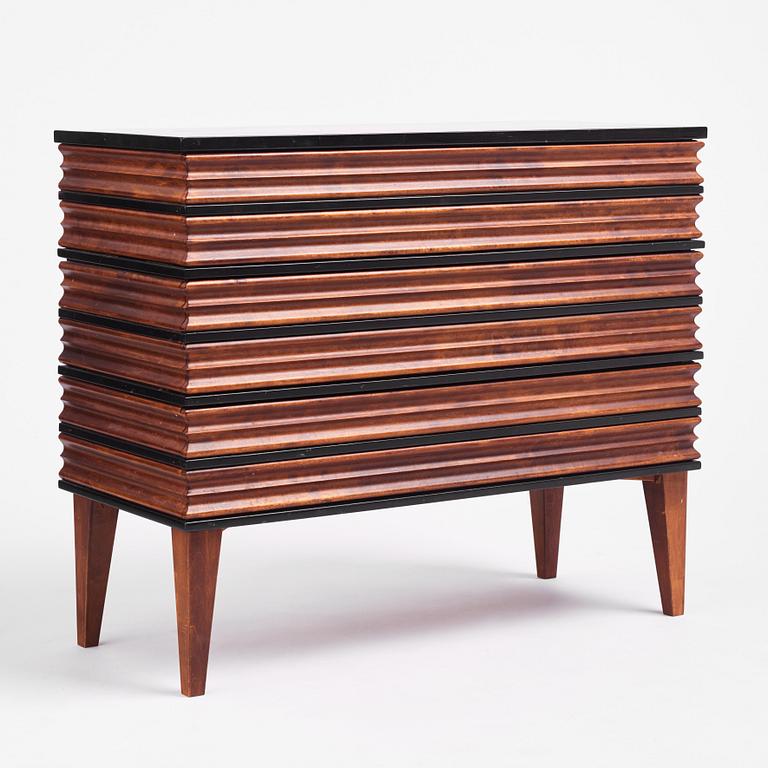 Attila Suta, a chest of drawers, unique prototype, executed in his own workshop, 2014.