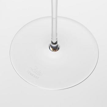 Hans Denk, six 'Denk'Art' white wine glasses, Zalto, Austria.