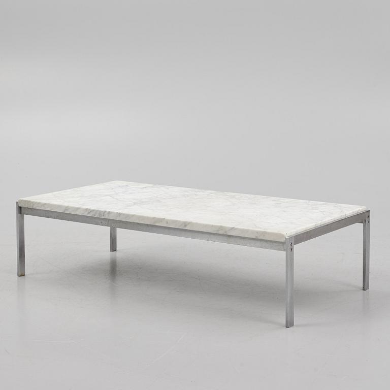 Poul Kjaerholm, a model PK63A coffee table, Fritz Hansen, Denmark 1984.