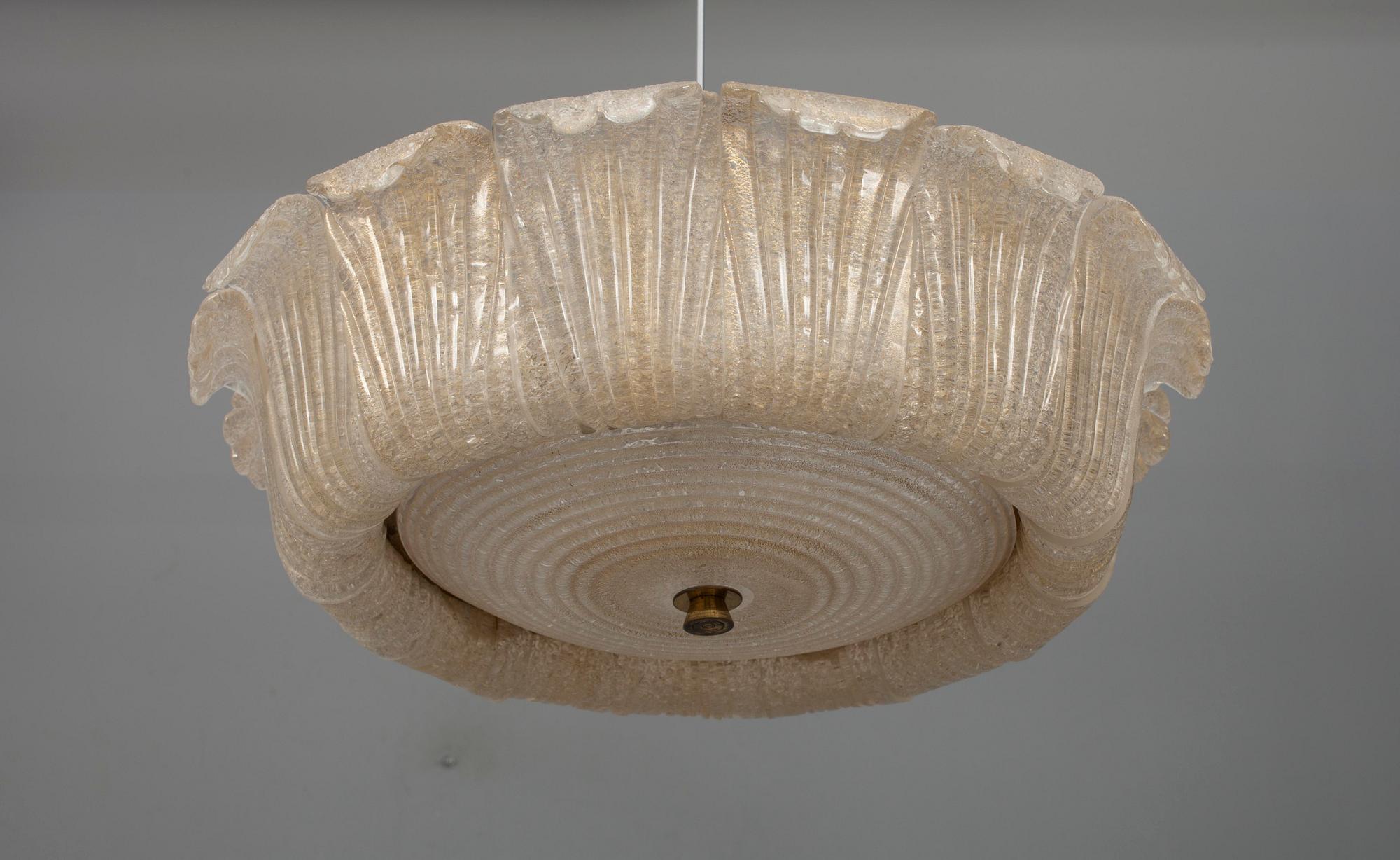 TAKLAMPA, Murano, 1950-60-tal.