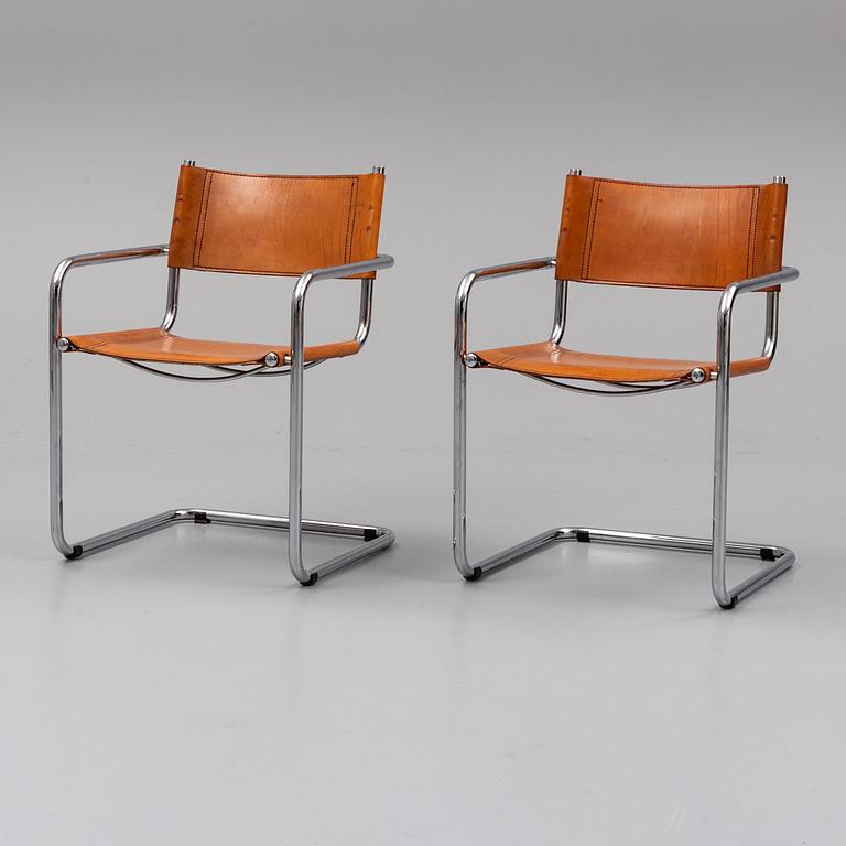 Two armchairs, second half of the 20th century.