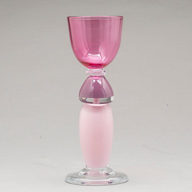 POKALGLAS, glas, Erik Höglund, Strömbergshyttan 1992.