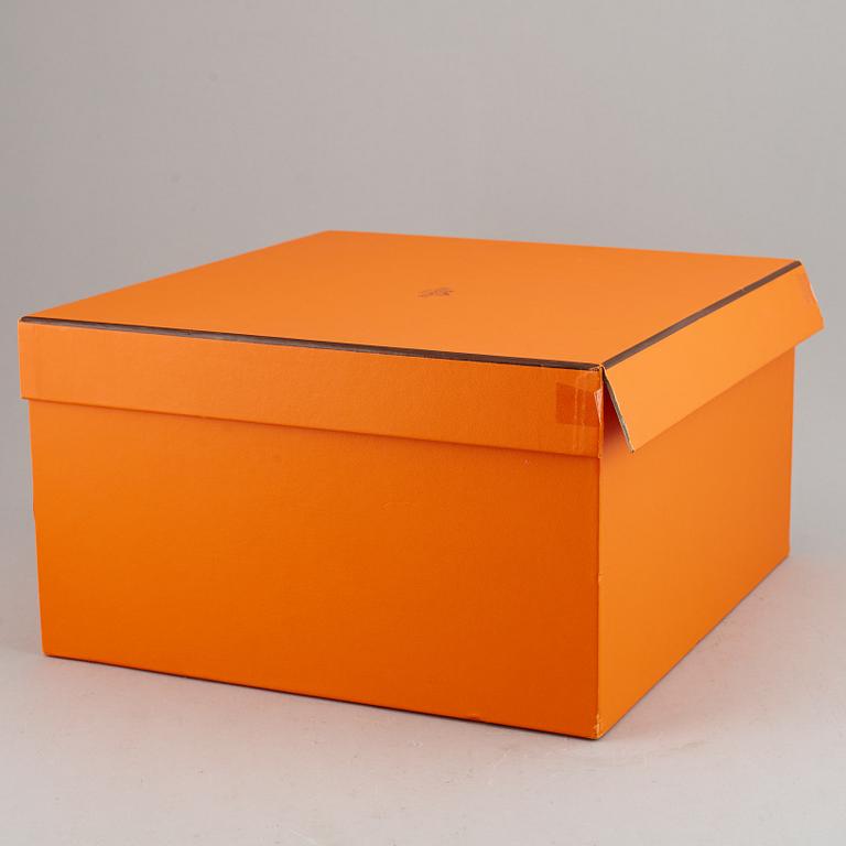 HERMÈS, Orange feu togo leather 'Birkin 35', 2015.