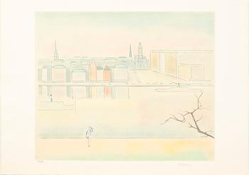 EINAR JOLIN, portfölj med 10 färglitografier, sign och numr 112/360.