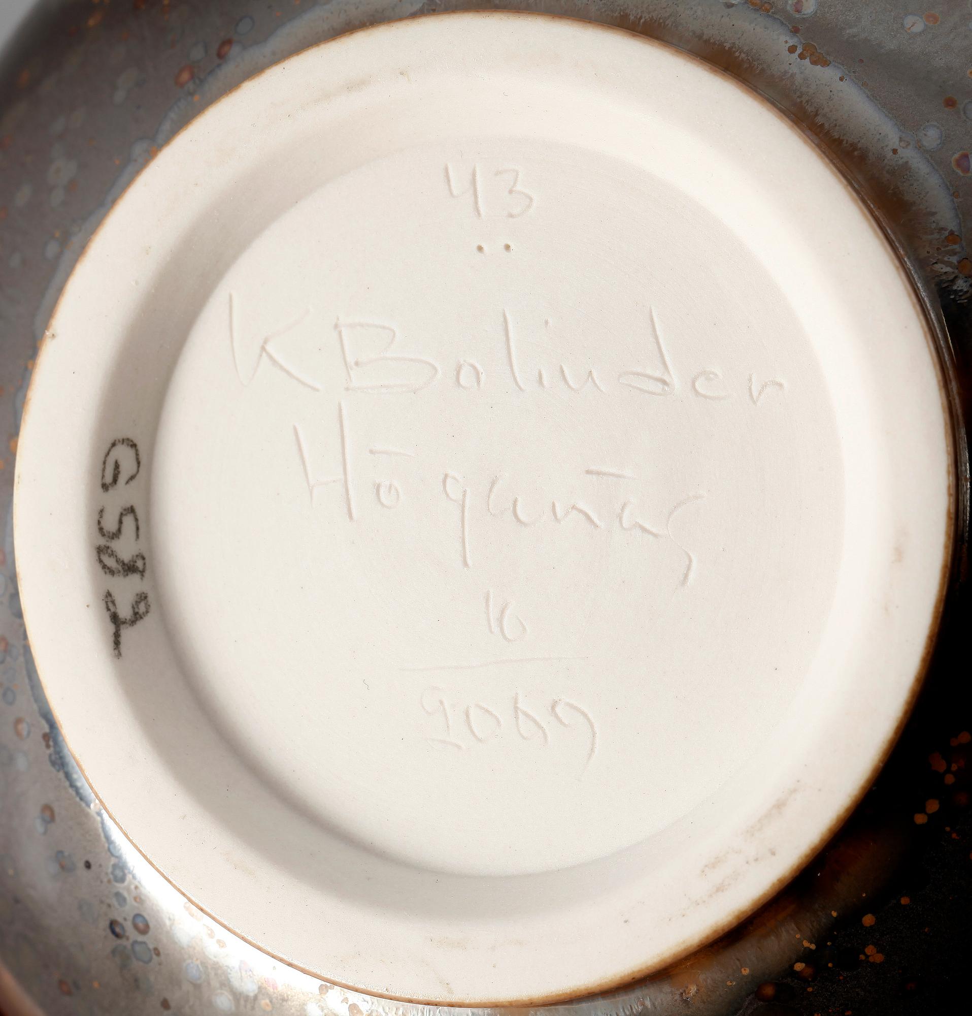 VAS, stengods, Kjell Bolinder, Höganäs.