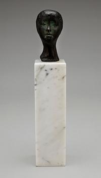 INGRID GEIJER-RÖNNINGBERG, skulptur, brons, sign, gjutarstämpel H. Bergman.