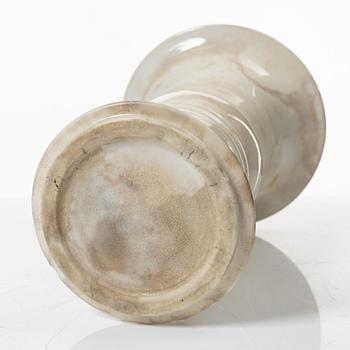 A bronze shaped fahua/blanc de chine vase, Qing dynasty, Kangxi (1662-1722).