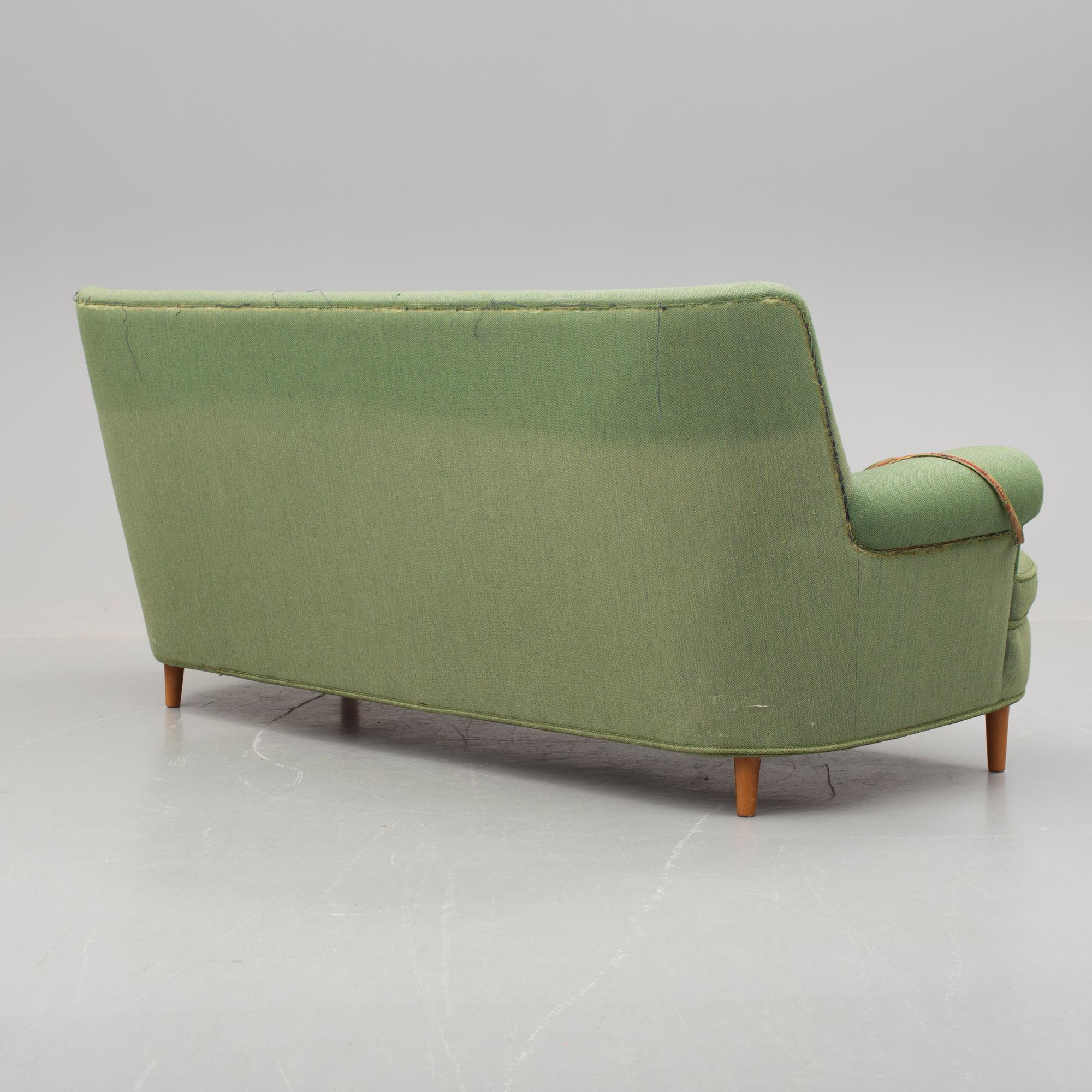 SOFFA, "Hemmakväll" Carl Malmsten, omkring 1900-talets mitt.